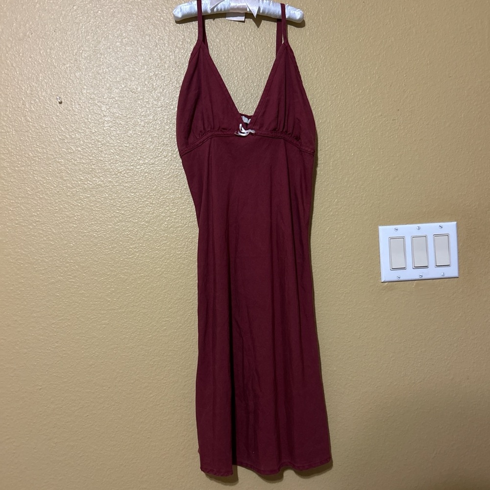 Brandy Melville Burgundy Dress
